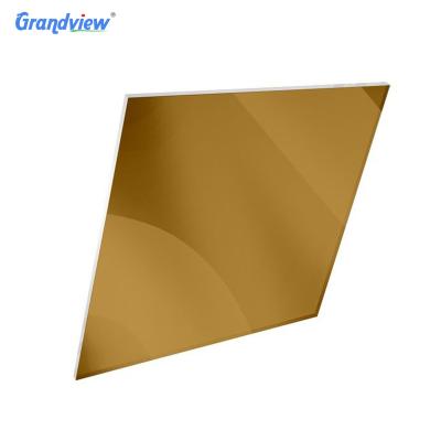 China Brand New And High Quality 100% Customized Different Shaped Acrylic Diamond Acrylic Mirror With Acrylic Sheet for sale