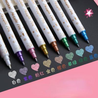 China Promotional Markers & Creative Highlighter Bars Color Master Highlighter Double Set Student Marker Pen Stationery Color Pen Set 10 Colors for sale