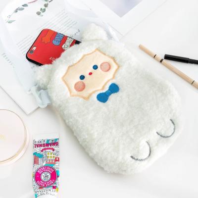 China Japanese Cute Plush Cartoon Messenger Bag Stationery Storage Bag Student Plush Bag for sale