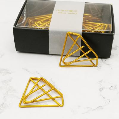 China Creative Metal Paper Clip Kawaii Stationery Special Shaped Clip for sale