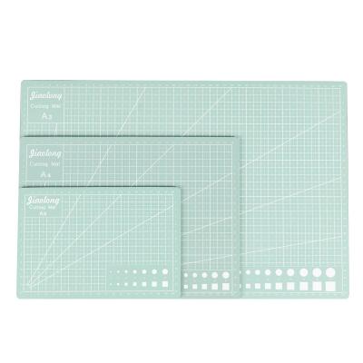 China Light Green Mats Manual Model Cutting Pad of PVC A5 and paper cut protection for sale