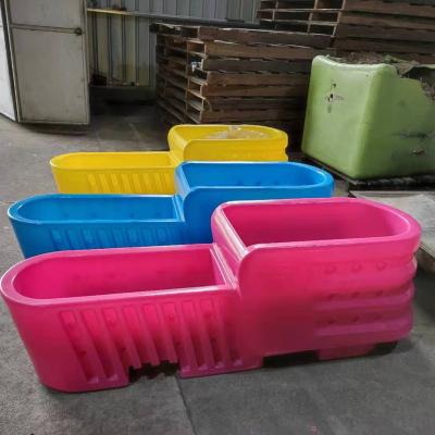 China Corrosion Resistance Plastic Rectangular Garden  Flower Pot Outdoor Corrosion Resistance Flower Pot for sale