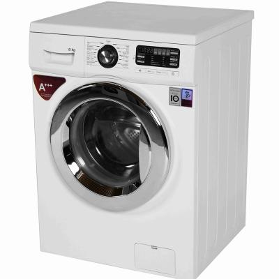 China Wholesale 8kg hotel home appliances/LGdesign front loading washing machine/full automatic washing machine white color for sale