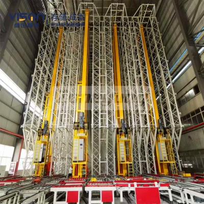 China Automatic Corrosion Protection Storage And Retrieval Pallet Racking Warehouse Automated Air Surveillance Radar Racking System for sale