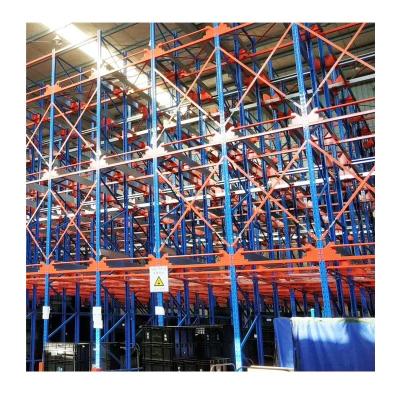 China Galvanized Corrosion Protection High Efficiency Radio Shuttle Pallet Rack For Warehousing Storage for sale