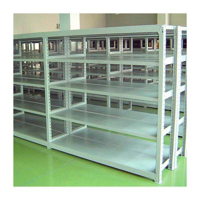 China Corrosion Protection Boltless Rivet 5 Tier DIY Metal Storage Shelves Light Duty Steel Shelving Galvanized Rack for sale