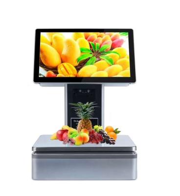 China Scale Cash Register With Printer POS System 64G Cash Register Machine windows 7/8/10 for sale