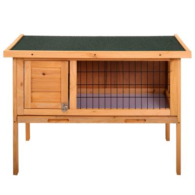 China Breathable Manufacturers Can Customize Outdoor Double-layer Rabbit Cage Wooden Chicken Cage for sale