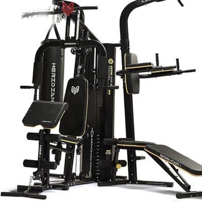 China Gym Trainer Full Body Exercise Home Gym 3 Stations Integrated Multi Station Gym Equipment Fitness Set for sale