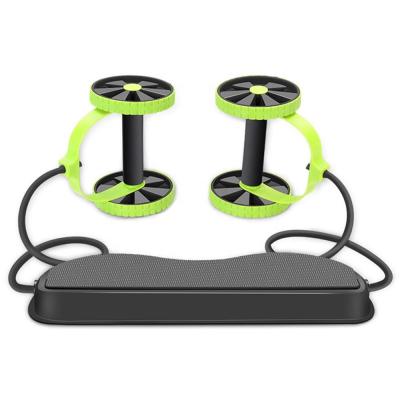 China Abdomen ab rolls Multifunctional Abdominal Resistance Roller Stretch Abdominal Roller Trainer Set for sale