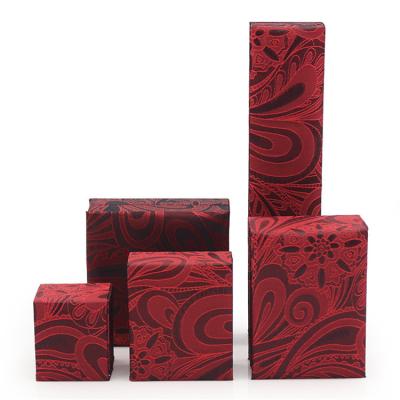 China Custom Jewelry Packaging Box Set Velvet Gift Packaging Box for sale