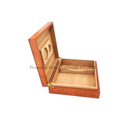 China Wholesale Natural Wooden Empty Cigar Storage Cigar Boxes Cigar Boxes Cigar Boxes Humidor Cigar Box Cigar Storage Box for sale