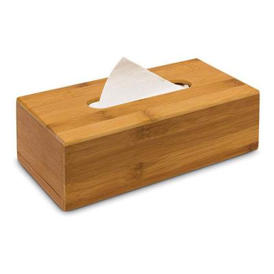 China Home Custom High Quality Handmade Bamboo Tissue Box Wholesale Eco-Friendly Wood Decorate Tissue for sale