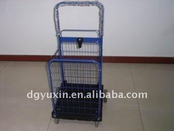 China Foldable Hand Shopping Trolley for sale