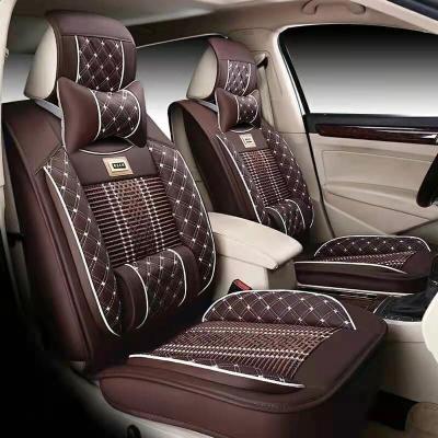 China 2022 New Design Universal Trending Luxury Whole Car Leather Comfortable Seat Covers Color Customization for sale