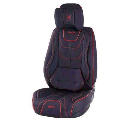 China 9D Universal Luxury Leather Full Coverage Car Cushion High Quality PU Leather Car Seat Cushion for sale