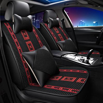 China Universal Newcomers Fashion Design Luxury Car Seat Protector Cover New Design Full Set Car Seat Covers for sale