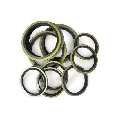 China Sealing Self Centralizing 316 Stainless Steel Dowty Gasket NBR Gasket Rubber Bonded Gasket G3/4 for sale