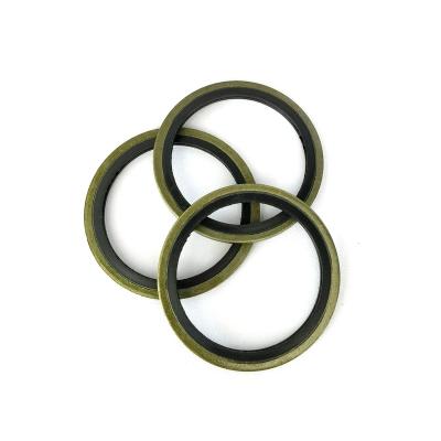 China Combo Sealing Gasket Metal Compound EPDM NBR Metal Sealing Rubber Screw Bonded Gaskets Fit M8 M10 Oil Drain Plug Gasket Ring for sale