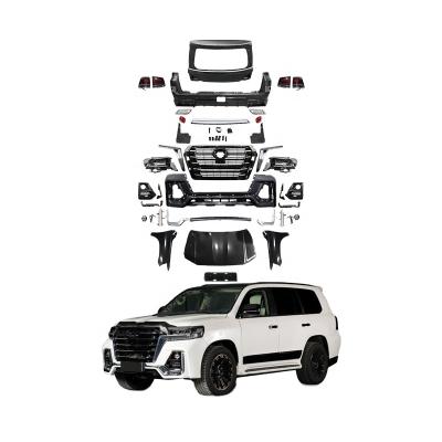 China 2022 PP+ABS GBT Car Front Bumper Plate Grille 70th Anniversary Navigator Body Version Kit For Toyota Land Cruiser 2008-2015 200 LC200 for sale