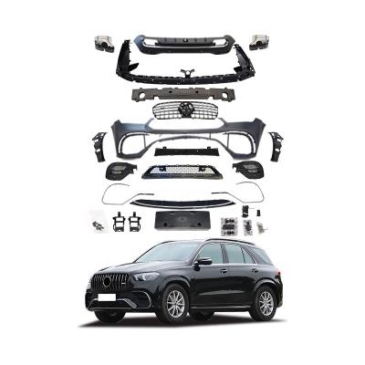 China Front Bumper Lip Air-Inlet Grilles Rise Facelift Auto Parts Grilles GBT For Mercedes Accessories Benz GLE 63 w166 w167 2021 Model for sale