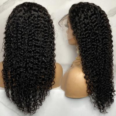 China Cheap Curly Human Virgin Human Hair Wigs Transparent Lace Front Lace Front Wigs FDX Curl Wigs For Black Women for sale