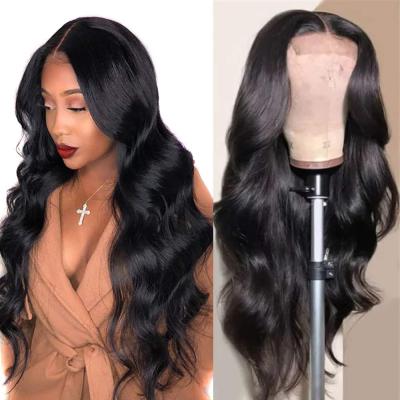 China Body Wave FDX 13x4 Lace Front Brazilian Raw Transparent Wig Virgin Hair Pieces And Wigs For Black Women for sale