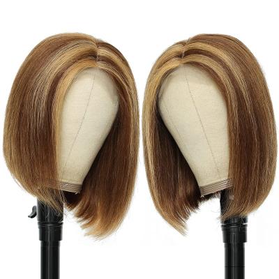 China FDX Other Cuticle Aligned Virgin Hair Pre Plucked Peruvian Hair Lace Front Wig Wigs For Black Women for sale