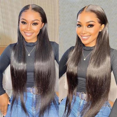 China Silky Straight FDX Hair Wave Wigs For Colored Women Pixie Cut Human Hair Straight Wig Pre Plucked Cheap Wigs for sale