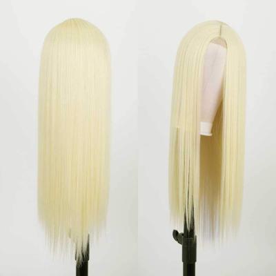 China FDX 13x4 Straight Blonde Aligned Full Lace Frontal Wig Virgin Hair Bundles Hair With Baby Hair for sale