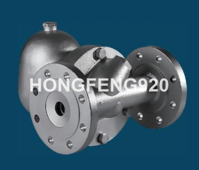 China Flange Low Pressure Ball Float Steam Trap with bimetallic air vent for sale