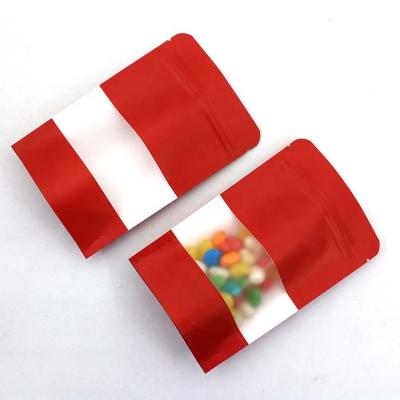 China Recyclable Packaging Stand Up Sugar Aluminum Foil Food Bag Zip Lock Pouch for sale