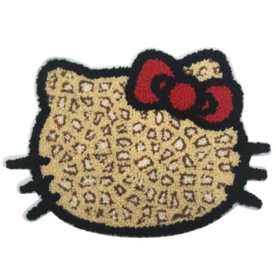 China Chenille Embroidered Iron On Appliques , Decorative Animal Towel Patches for sale