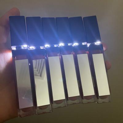 China Waterproof Hot Sale Vegan Private Label Led Light Lip Gloss With Mirror Lip Gloss Seller for sale