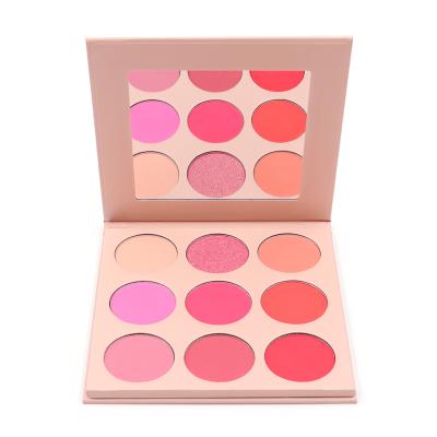 China OEM Manufacturer Makeup Long Lasting Private Label 6 Colors Waterproof Makeup Blush Palette for sale