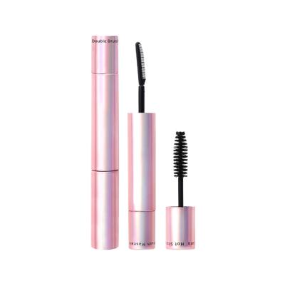 China OEM low moq double mascara mascara pink eyelash mascara wholesale waterproof makeup dropshipping for sale