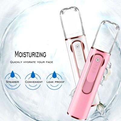 China Portable High Colorant USB Face Steamer Mini Portable Moisture Facial Mist Refilling Sprayer with Power Bank for sale