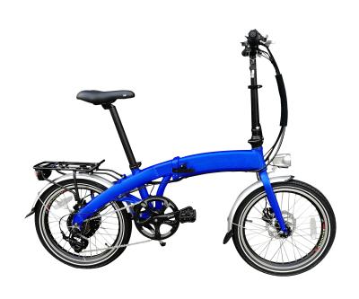 China Convenient 20 Inch Wheel Electric Folding Bike 6 Speed With 36V 7.8Ah Lithium Battery for sale