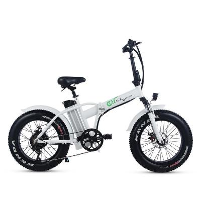 China 500W Motor Fat Electric Bike Plegable con batería de litio de 48V 15AH y tamaño de rueda de 20 