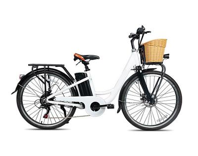 China 26 Inch 36V 250W Rear Hub Electric Bike With Front Disc Rear Disc Brake for sale