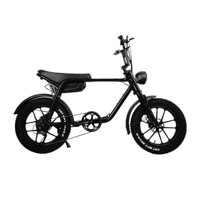 China 48V 15AH 750W Super 7 3 Fat Wheel Electric Bike With 10 Beams Integrated Wheel for sale