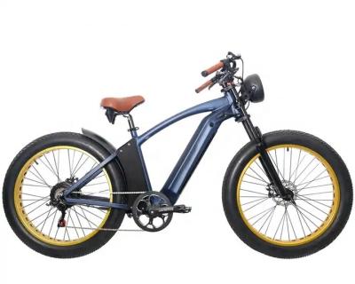 China Long Range Beach Cruiser Electric Bike 48V 750W 26 Inch Fat Tire Ebike Beach Cruiser for sale