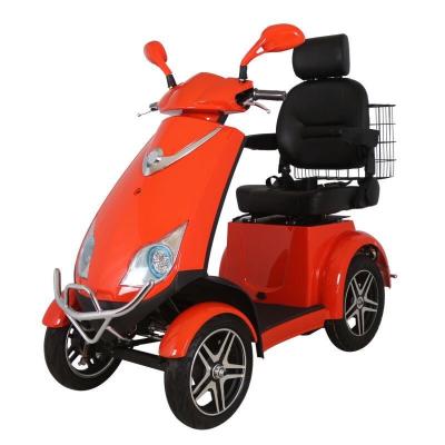 China Brushless Gearless Motor 48V-60V 20AH 500W 4 Wheel Electric Mobility Scooter met trommelrem Te koop