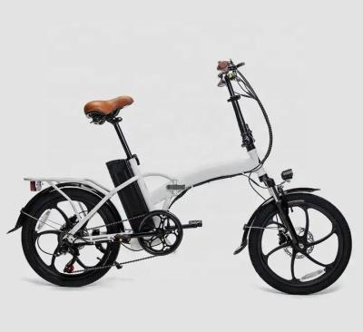 China Adult Electric Folding Bike 20 Inch 6 Speed 36V 250W E Bike With LCD Display for sale