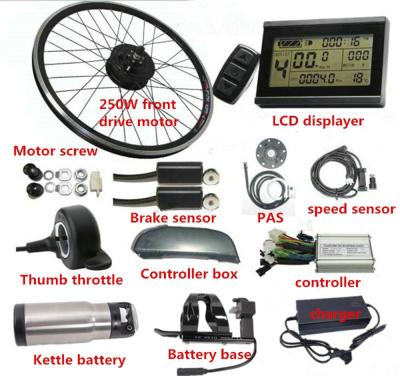 China 36V 5.2Ah - 6.8Ah Electric Bicycle Parts 25KM/H - 45KM/H Pedal Assist Electric Bike Kit for sale