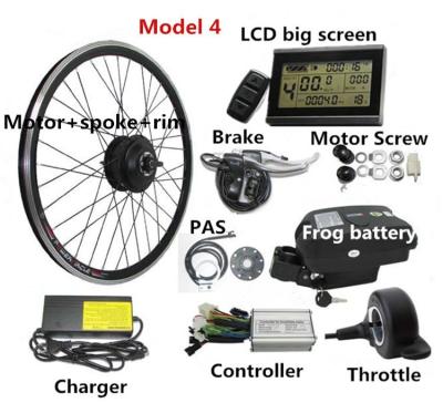 China Aluminum Alloy Frame Electric Bike Conversion Kit 250W 350W 500W Motor Optional for sale