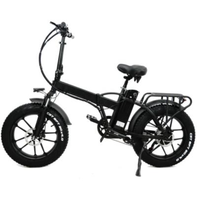 China 20 Inch Fat Tire Foldable Electric Bike 750W 48V 7 Speed 17AH Battery Capacity for sale