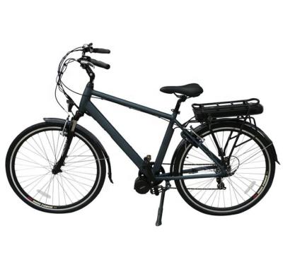 China 250W Mid Drive Motor Ebike With Front Suspension 700C Tire 48V 10.4AH Battery for sale