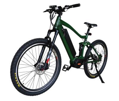 China 27.5 inch dikke band middeldrive elektrische fiets 9 snelheid 48V 1000W middeldrive ebike Te koop