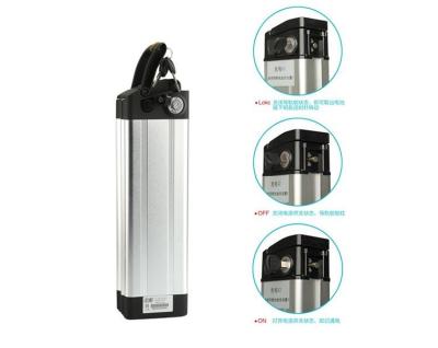 China 36V 48V Silverfish Electric Bike Lithium Battery Distance Per Charge 30-60KM for sale